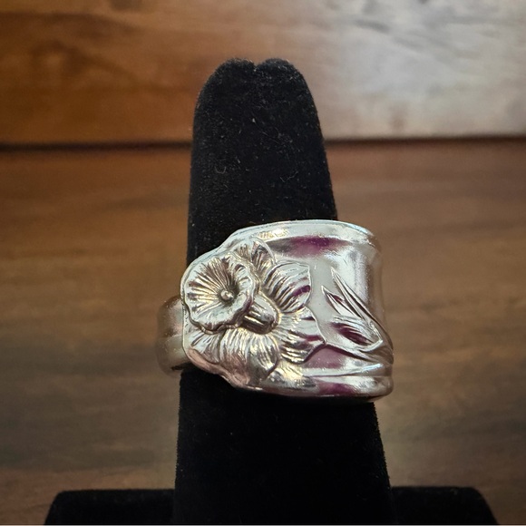 Hand Crafted Jewelry - Daffodil Spoon Ring Size 6